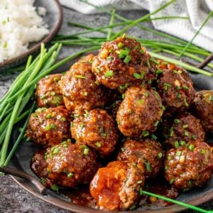 Korean BBQ Pork Meatballs